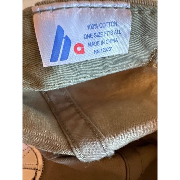 Vintage Style Khaki Baseball Cap With "Bodie Calif. Est. 1859" Embroidery - Picture 5 of 6